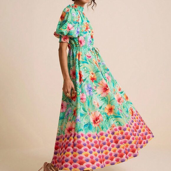 green and fuchsia dress Luxury Dubai Green Evening Dresses with Cape Fuchsia Crystal Gold SS399